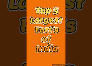  Top 5 Largest Fort S Of India Top5 Forts India Top Top10 Indian