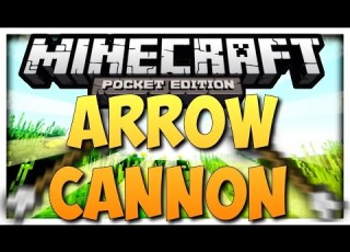 Minecraft Pocket Edition TNT ARROW CANNON MCPE 0 11 1 WORKS