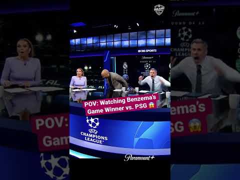 Thierry Henry And Jamie Carragher React To Karin Benzema S Game Winner Against PSG Shorts Thierry Henry And Jamie Carragher React To Karin Benzema S Game Winner Against PSG Shorts