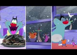 Shorts Oggy And The Coackroaches Merry Christmas