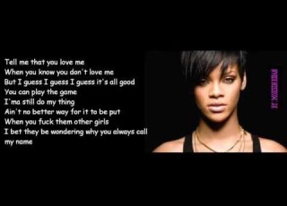  Rihanna Jump Lyrics On Screen