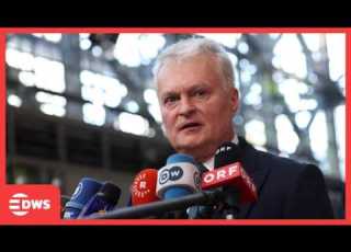  FULL ADDRESS Lithuanian President Nausėda Addresses Media During Key European Union Summit AC1E