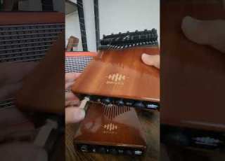  Kalimba 17 Keys VS Kalimba 36 Keys Sound Test Moozica EQX Series Electric Kalimbas Kalimba
