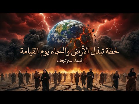 كيف تتبدل الأرض والسماء يوم القيامة فيلم بالذكاء الاصطناعي الأحداث مستوحاة من القرآن والسنة