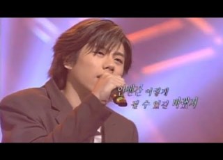  1위후보 무대 박효신 Park Hyo Shin 먼곳에서 2001年