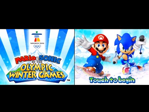 Mario Sonic At The Olympic Winter Games DS Playthrough Longplay