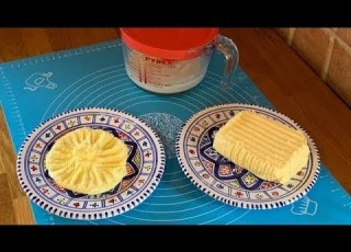 صنع الزبدة وحليب الزبدة في البيت بمكون واحد فقط Making Butter And Buttermilk At Home