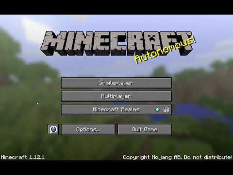 MineCraft Menu Floating Trees 1 HOUR SLEEP