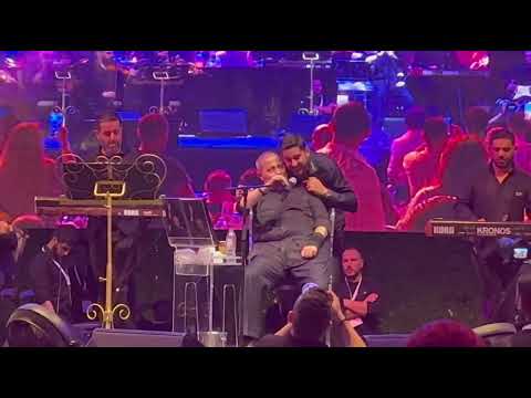 المقطع الكامل لغناء سلطان الطرب جورج وسوف مع البرنس محمد خيري