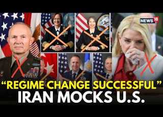 Iran US War LIVE Iran Mocks Trump S So Called REGIME Change In US Pam Bondi Randy George N18G
