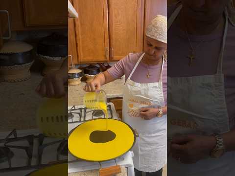 Making Yellow Injera Eritrean Shorts Injera Satisfying