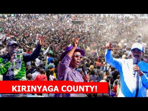 LIVE Gachagua And Other United Opposition Leaders Mega Rally In Kirinyaga To Destroy Kasongo