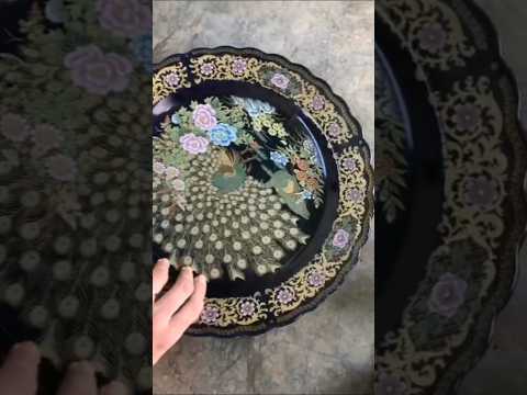 تحفة الاواني المنزلية القديمة سعر وثمن الطبسيل الطاوس الحر القديم