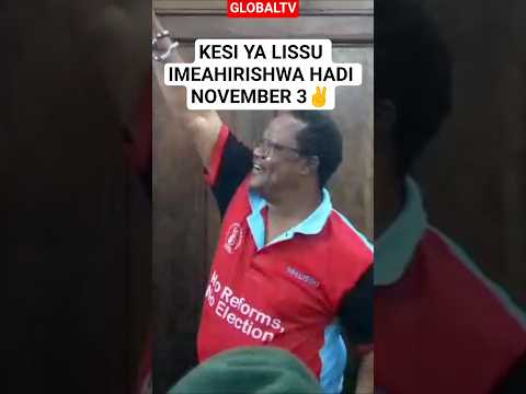 KESI YA TUNDU LISSU IMEAHIRISHWA HADI NOVEMBER 3 Breaking Globaltv Chadema Lissu
