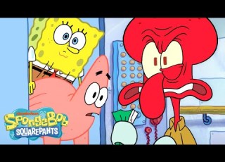 Squidward S Trapped In An Elevator Full Scene SpongeBob