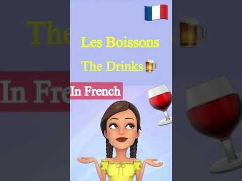 Learn Drinks In French Les Boissons The Drinks Learn Drinks In French Les Boissons The Drinks