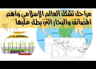 مراحل تشكل العالم الإسلامي وأهم المضائق والبحار التي يطل عليها أولى ثانوي