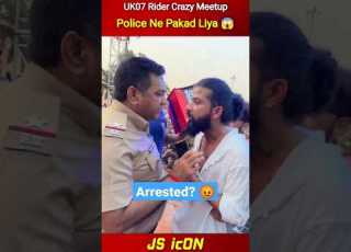 The UK07 Rider Crazy Meetup Police Ne Pakad Liya TheUK07Rider Meetup Shorts Short Viral