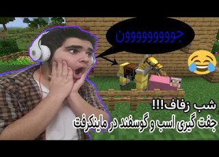 گیم پلی بازی ماینکرافت 3 جفت گیری اسب و گوسفند Minecraft Gameplay