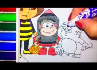 Dora The Explorer Halloween Parade Парад по случаю Хэллоуина