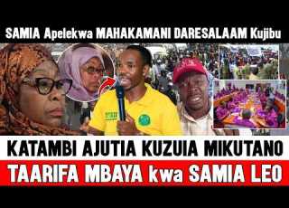Waziri Katambi Ajutia Kuzuia Mikutano Samia Asukumwa Mahakamani Kujibu Maswali Kimeumana Upinzani