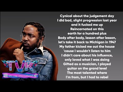 Kendrick Lamar Reincarnated Lyrics Video