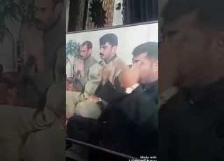 المرحوم الفنان عبد الأمير العماري مع يونس العبودي ورعد الناصري في مدينة الأهواز