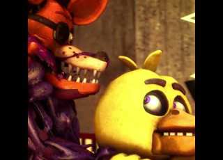  Toxic Foxy Backstabs Chica FNAF Animation