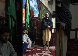 منقبت خوانی محمد جواد حیدری در تکیه خانه رضوی