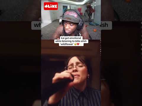 Kai Cenat Got Emotional While Listening To Billie Eilish Wildflower Kaicenat Billieeilish