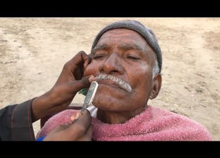  ASMR Shave No Talking Shave Barber In Village