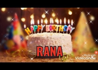 Happy Birthday RANA