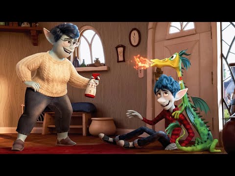 ولد صغير يكتشف ان عنده قوه سحرية فيستخدمها لمحاربة الوحوش وحماية العالم ملخص فيلم Onward