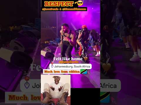 Diamond Jason Derulo Komasava Vibes On The Stage In South Africa Komasava Diamond Derulo