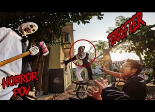  ESCAPES FROM KILLER CLOWN PSYCHO HORROR PARKOUR POV