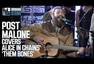Post Malone Covers Them Bones Live On The Stern Show
