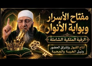  مفتاح الأسرار وبوابة الأنوار الرقية الملكية الشاملة لتاج القبول وإشراق الحضور ونيل الهيبة والمحبة
