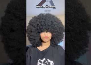 Watch My Afro GROW In 10 Seconds Afro Hair Haircare