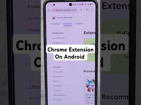 How To Use Chrome Extensions On Android Android Chrome Extension