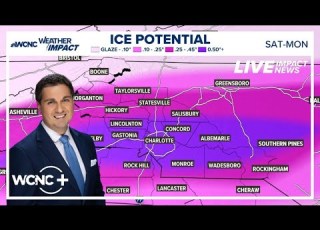  Charlotte NC Winter Storm Update Heavy Ice Sleet Expected Weather Impact Alert