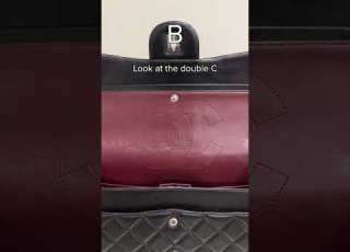  Spot The Fake Chanel Classic Flap Bag Better Known As The Double Flap Lambskin With Silver Hardware