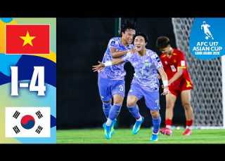  FOUR LATE GOALS Stun Vietnam Vietnam Korea Republic Highlights AFC U17 Asian Cup