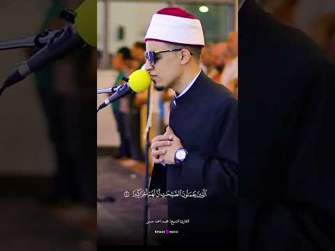 القارئ محمد أحمد حسن صوت يبعث الطمأنينة الشيخ محمد احمد حسن طالب الازهر قرآن