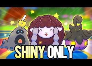 Pokemon Sword But I Can ONLY Use SHINY BLACK Pokemon