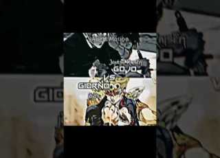 Gojo Vs Giorno GER Edit Vs Jujutsukaisen Anime Jojo Fypシ Shorts Alightmotion