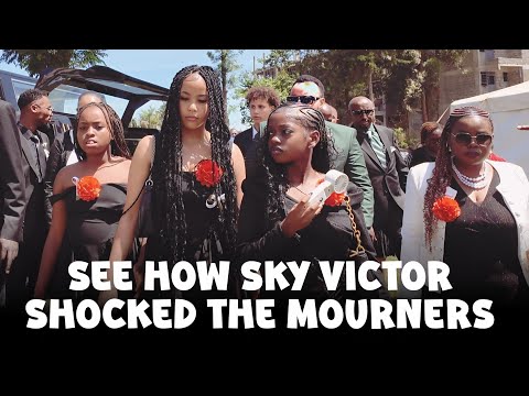 SEE HOW BETTY S DAUGHTER SKY VICTOR SHOCKED MOURNERS IN HWR SENCE OF FASHION