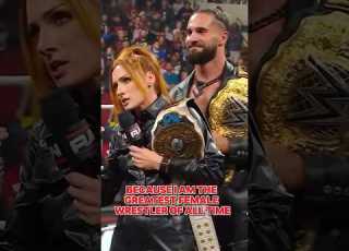 Becky Lynch Who Says That WWERaw