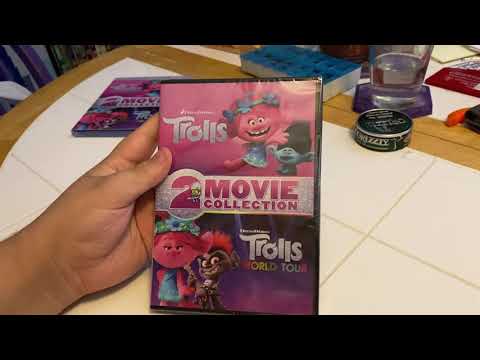 Trolls Trolls World Tour 2 Movie Collection DVD Unboxing 60fps Version