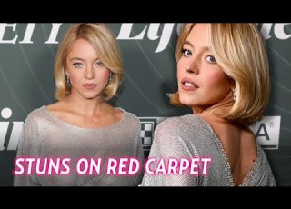 Sydney Sweeney Stuns In Silver Naked Dress At Power Of Women Event