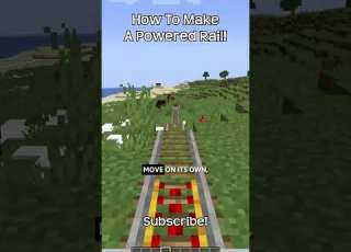 How To Make A Powered Rail In Minecraft